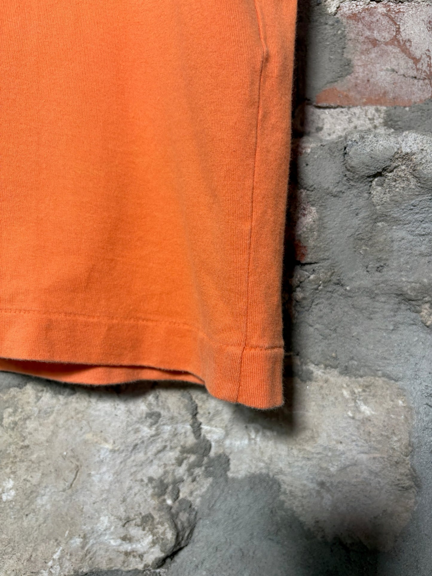 Ambush Script Orange Tee Sz L
