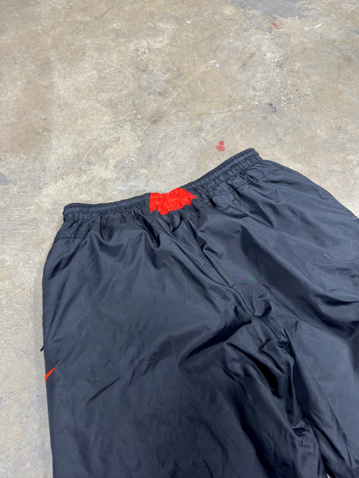 90s Nike Multi Swoosh Parachute Pant Sz XL