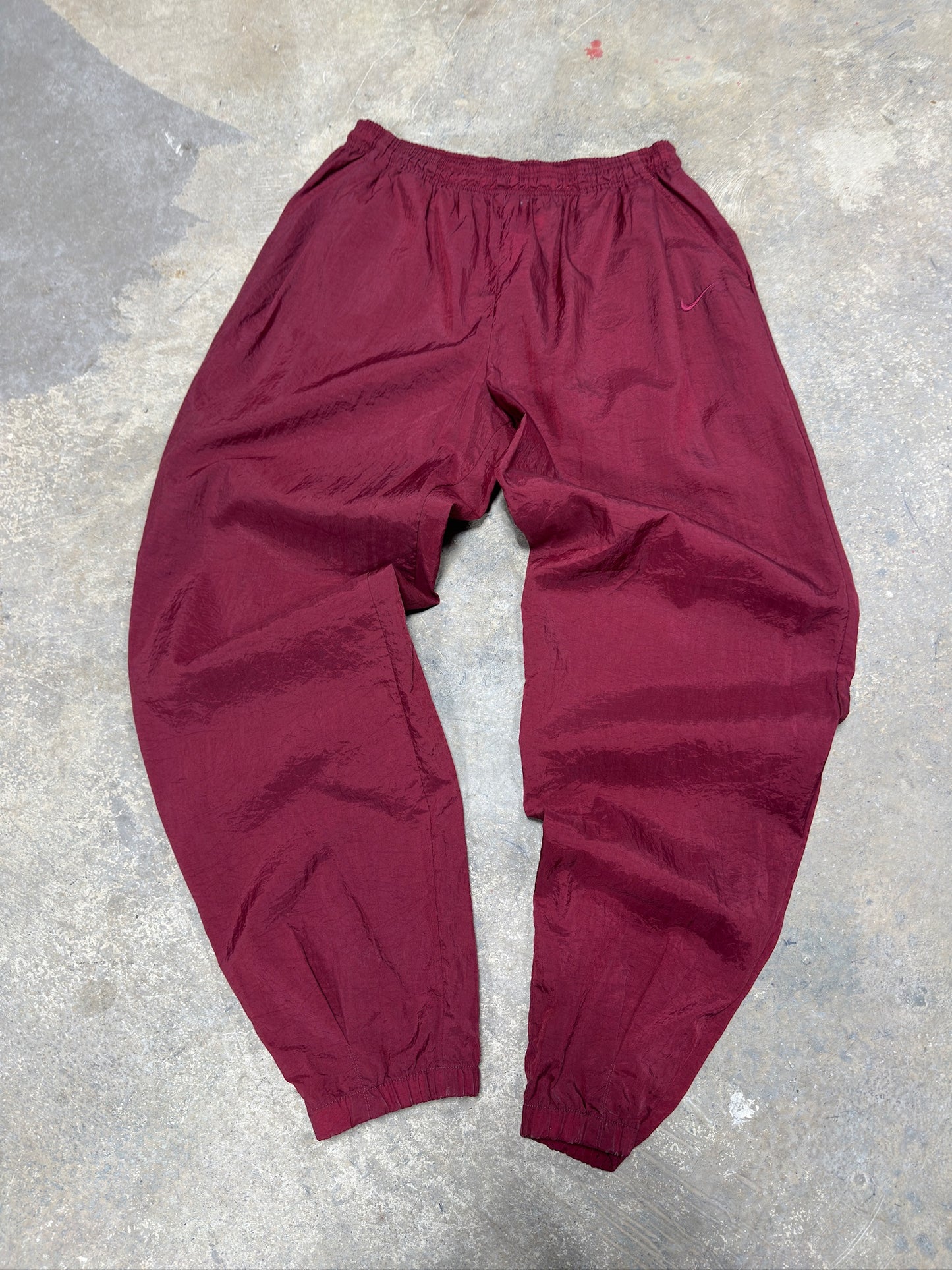 90s Nike Track Pants Red Sz XL