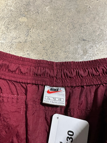 90s Nike Track Pants Red Sz XL