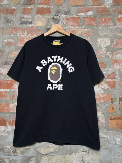 Bape APC Tiki Tee Black Sz L
