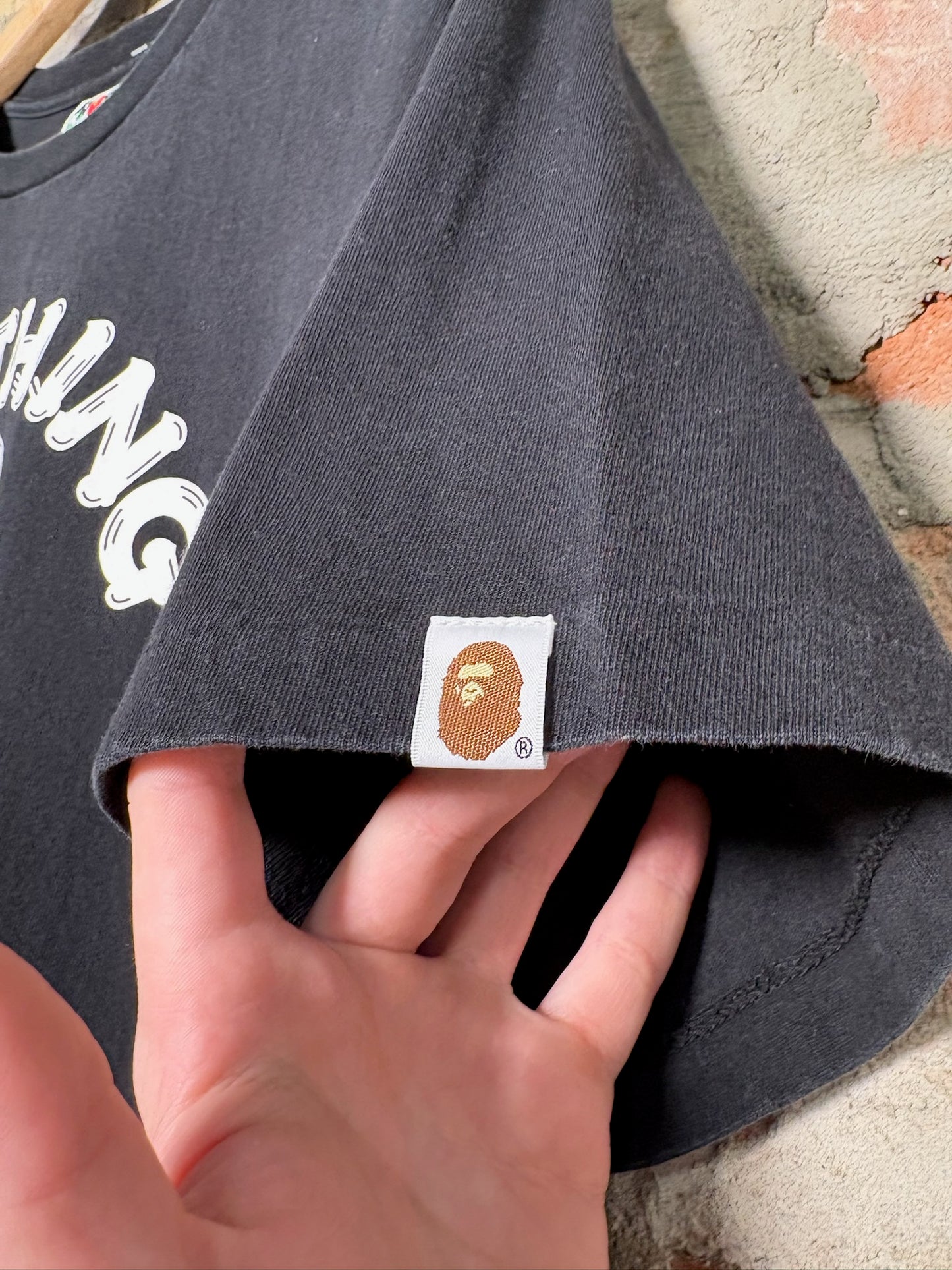 Bape APC Tiki Tee Black Sz L