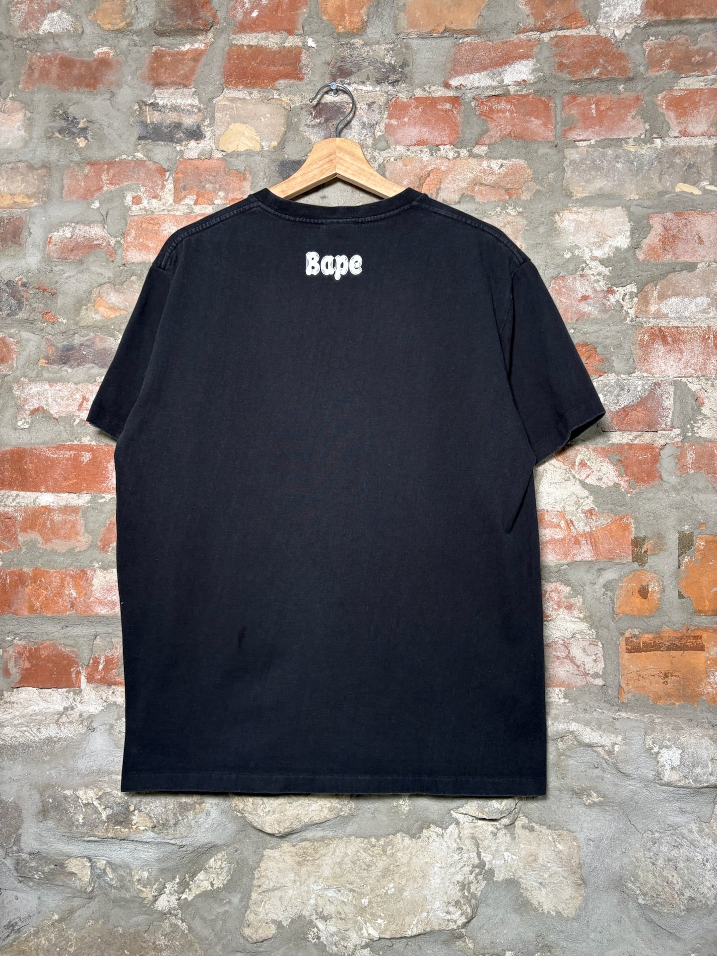 Bape APC Tiki Tee Black Sz L