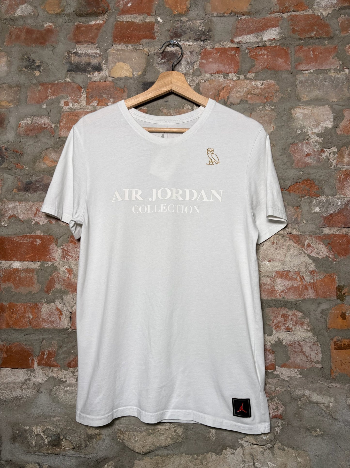 Air Jordan x OVO White Tee Sz L