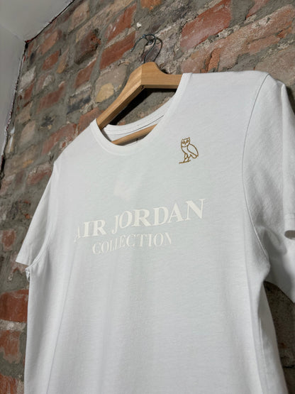 Air Jordan x OVO White Tee Sz L