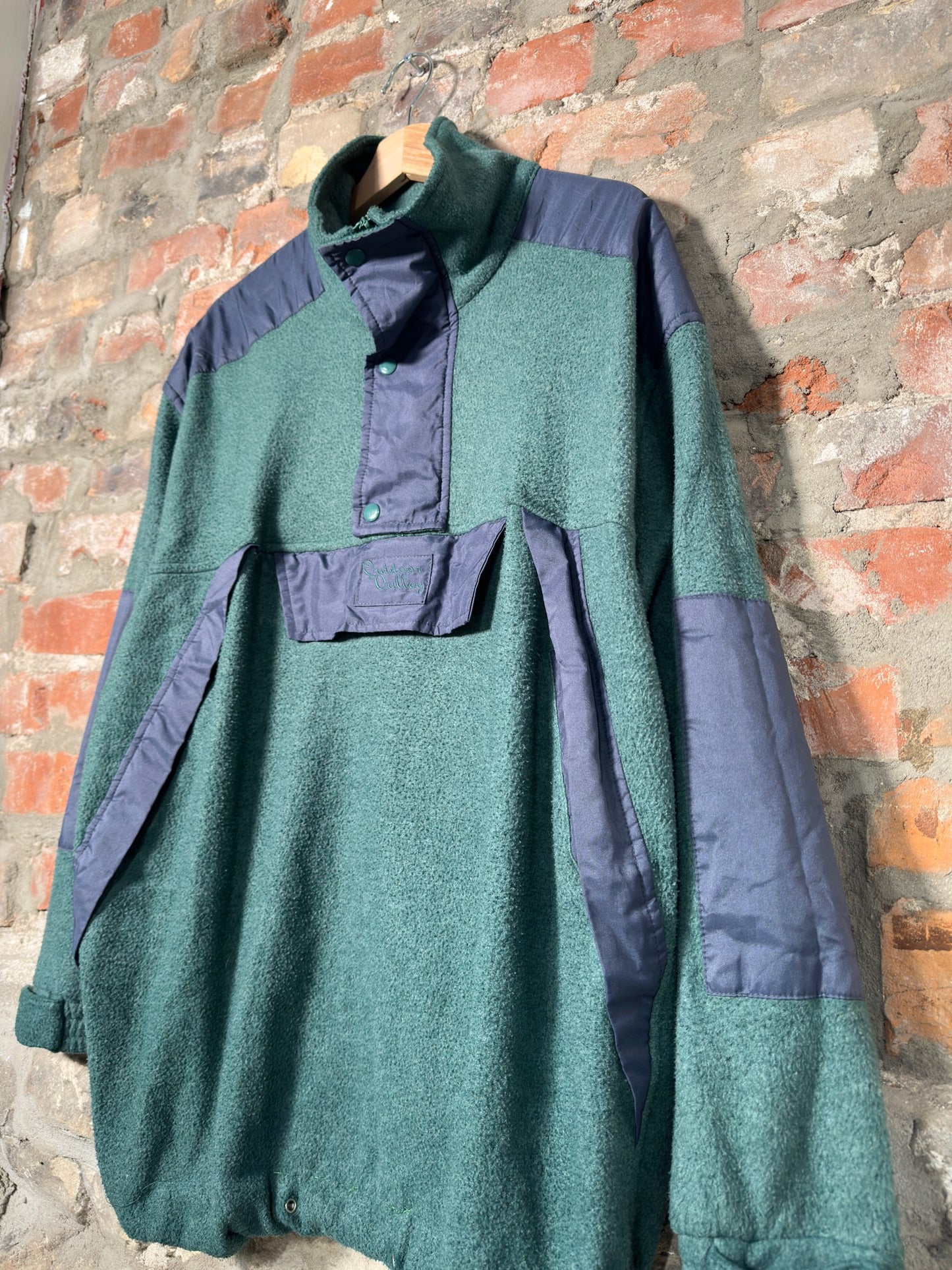 90s Outdoor Valley Button Up Fleece Sz XL