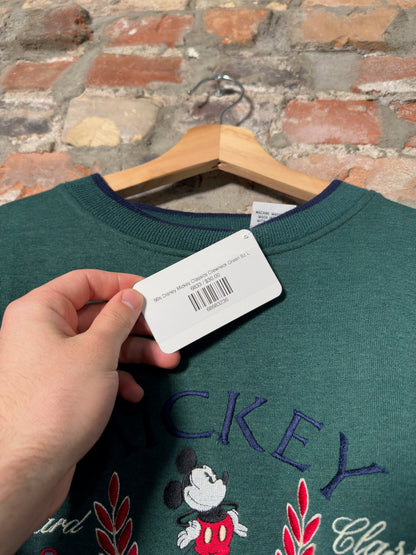90s Disney Mickey Classics Crewneck Green Sz L