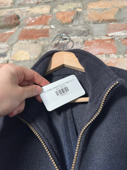 00s Alaska Wolves Zip Up Fleece Sz XL