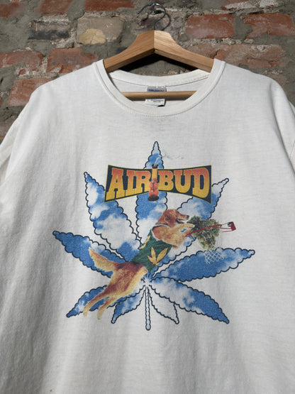 00s Airbud Hooping Tee White Sz L