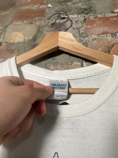 00s Airbud Hooping Tee White Sz L