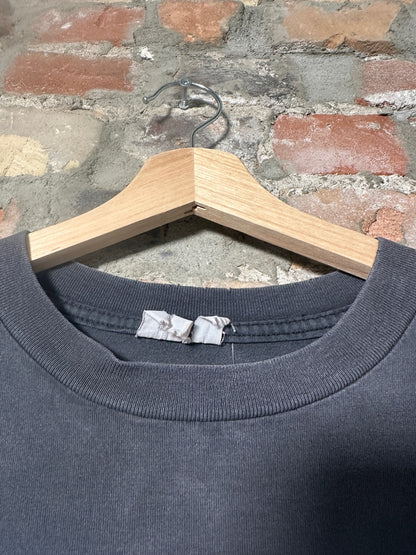 00s Umbro Soccer Faded Black Tee Sz L