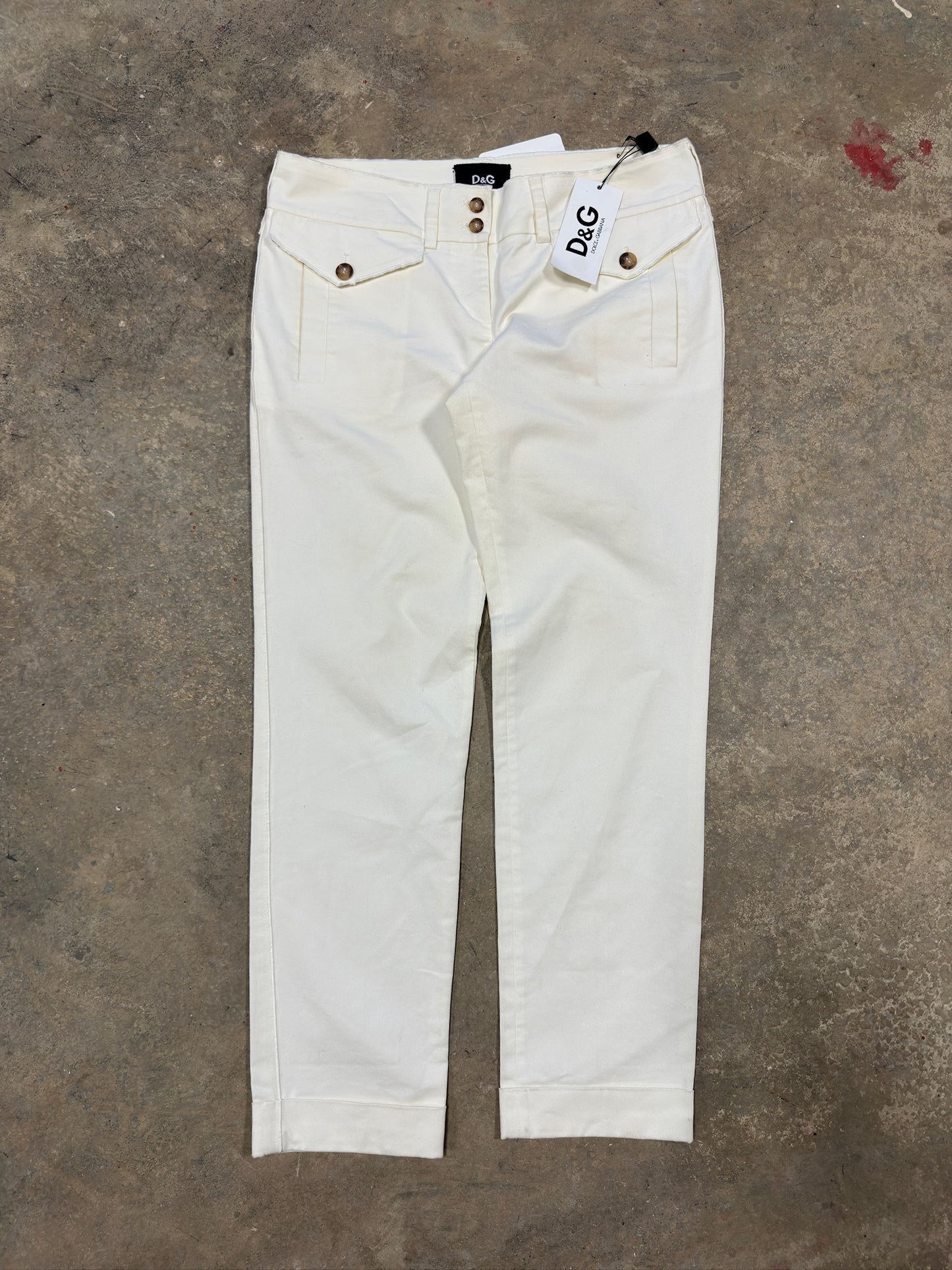 00s D&G Canvas Cargo Pants Size 34 Waist