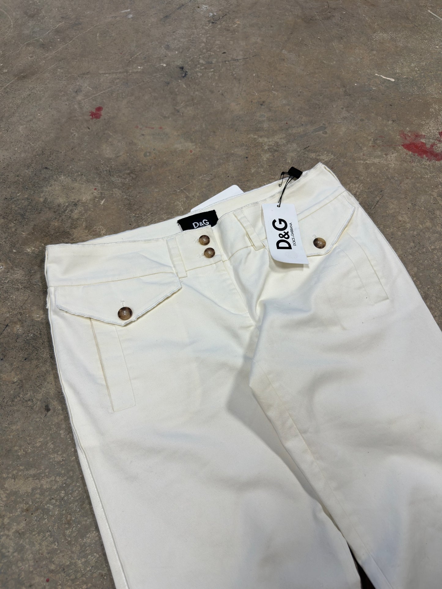 00s D&G Canvas Cargo Pants Size 34 Waist