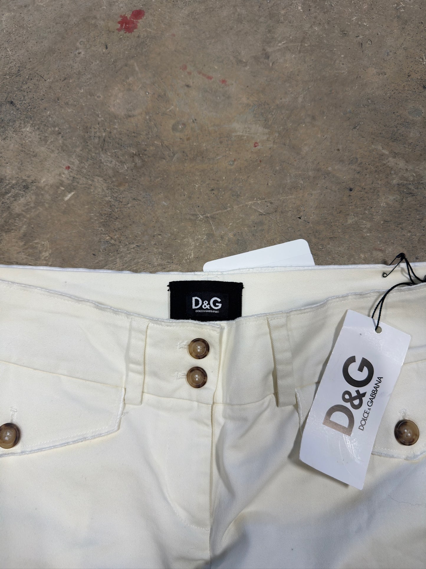 00s D&G Canvas Cargo Pants Size 34 Waist