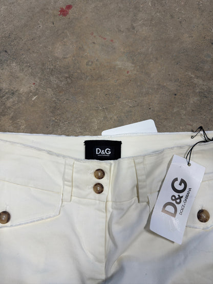 00s D&G Canvas Cargo Pants Size 34 Waist
