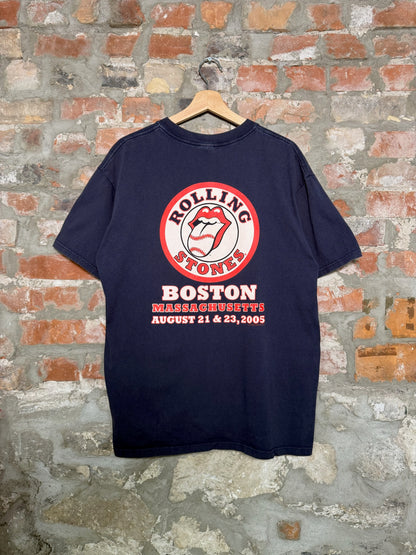 (L) 05" Rolling Stones & Red Sox Concert T-Shirt