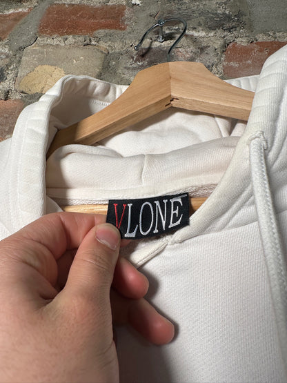 Vlone Reversible Cropped Hoodie White Sz XL