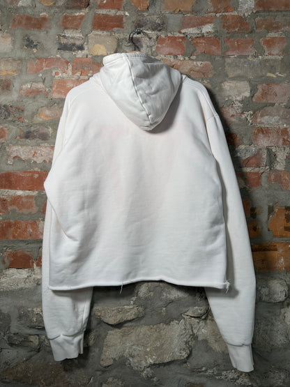 Vlone Reversible Cropped Hoodie White Sz XL