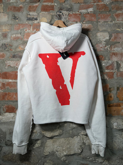 Vlone Reversible Cropped Hoodie White Sz XL