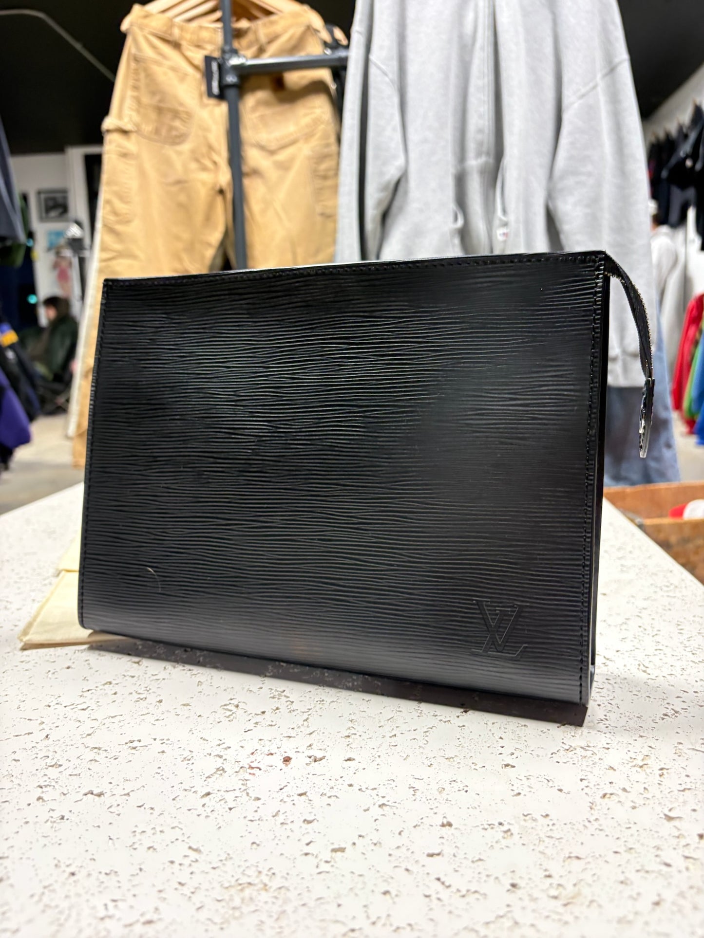 Louis Vuitton Pochette Homme Bag Black