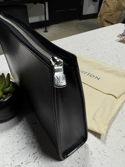 Louis Vuitton Pochette Homme Bag Black