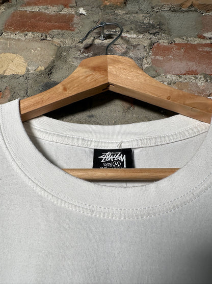 Stussy 8 Ball Tee White Sz M