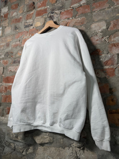 90s Looney Tunes Tweety Devil Crewneck White Sz XL