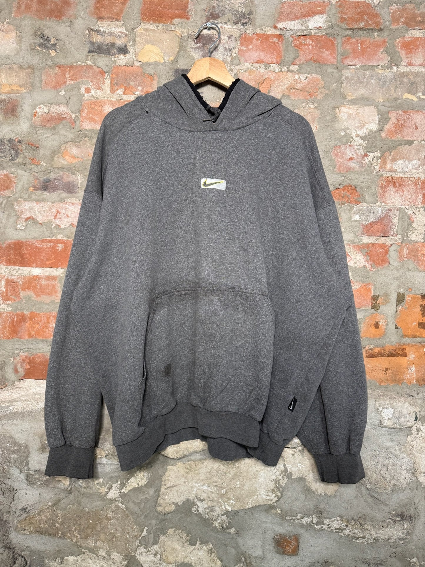 (XL) 90s Nike Embroidered Swoosh Hoodie