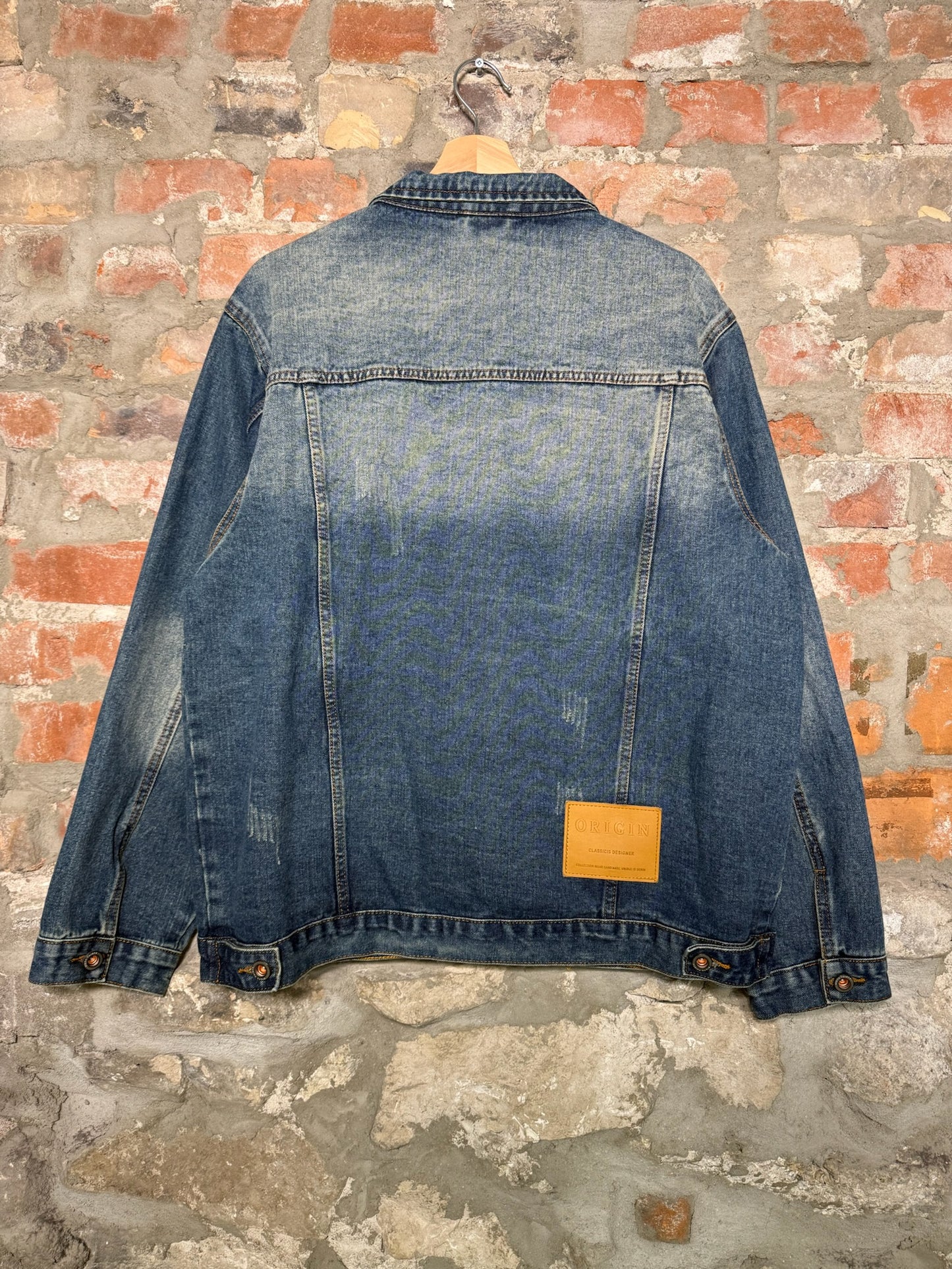 (L) Vtg Dim Duncans Denim Jacket