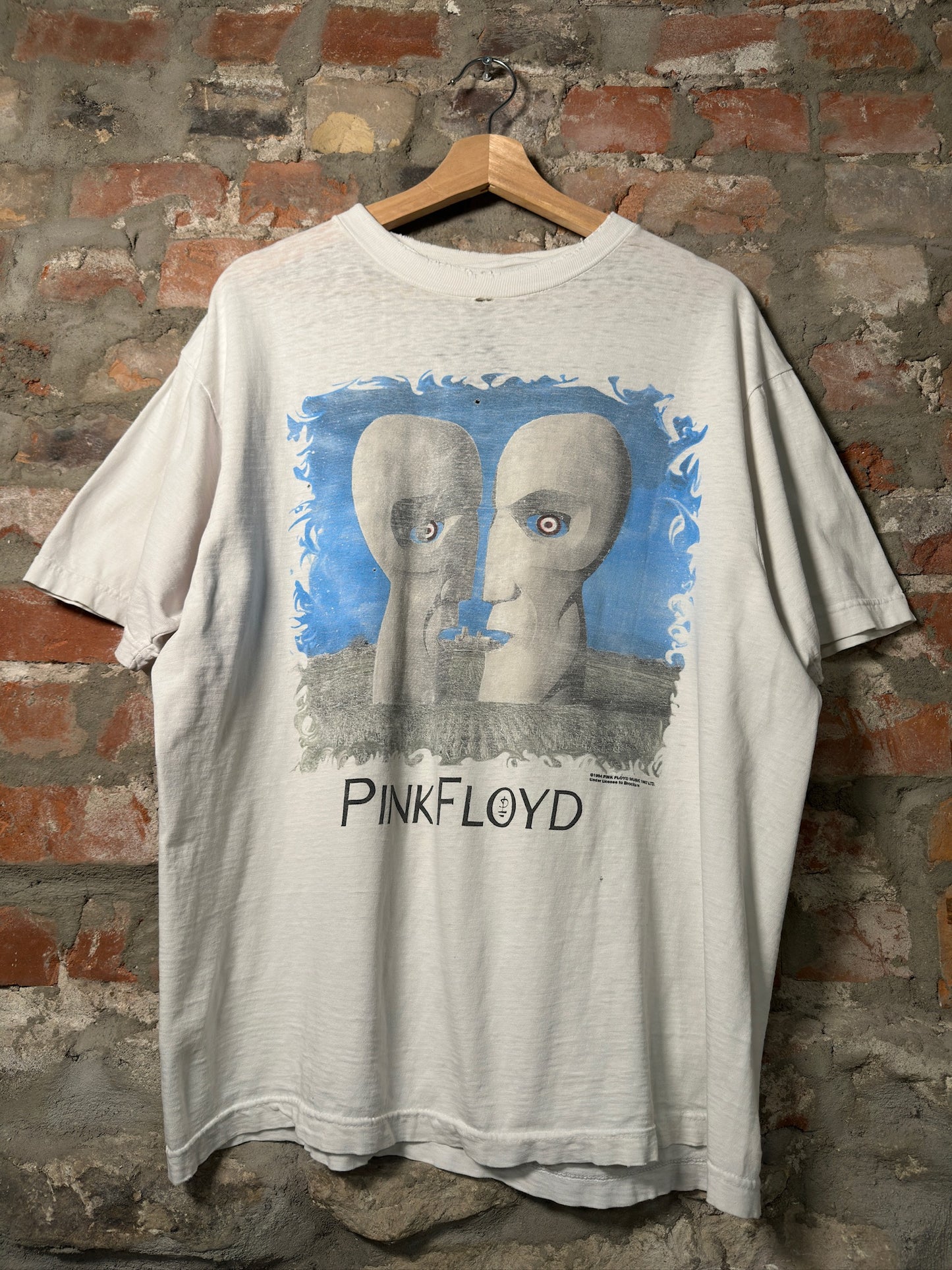 1994 Pink Floyd Division Bell Tee White Sz XL