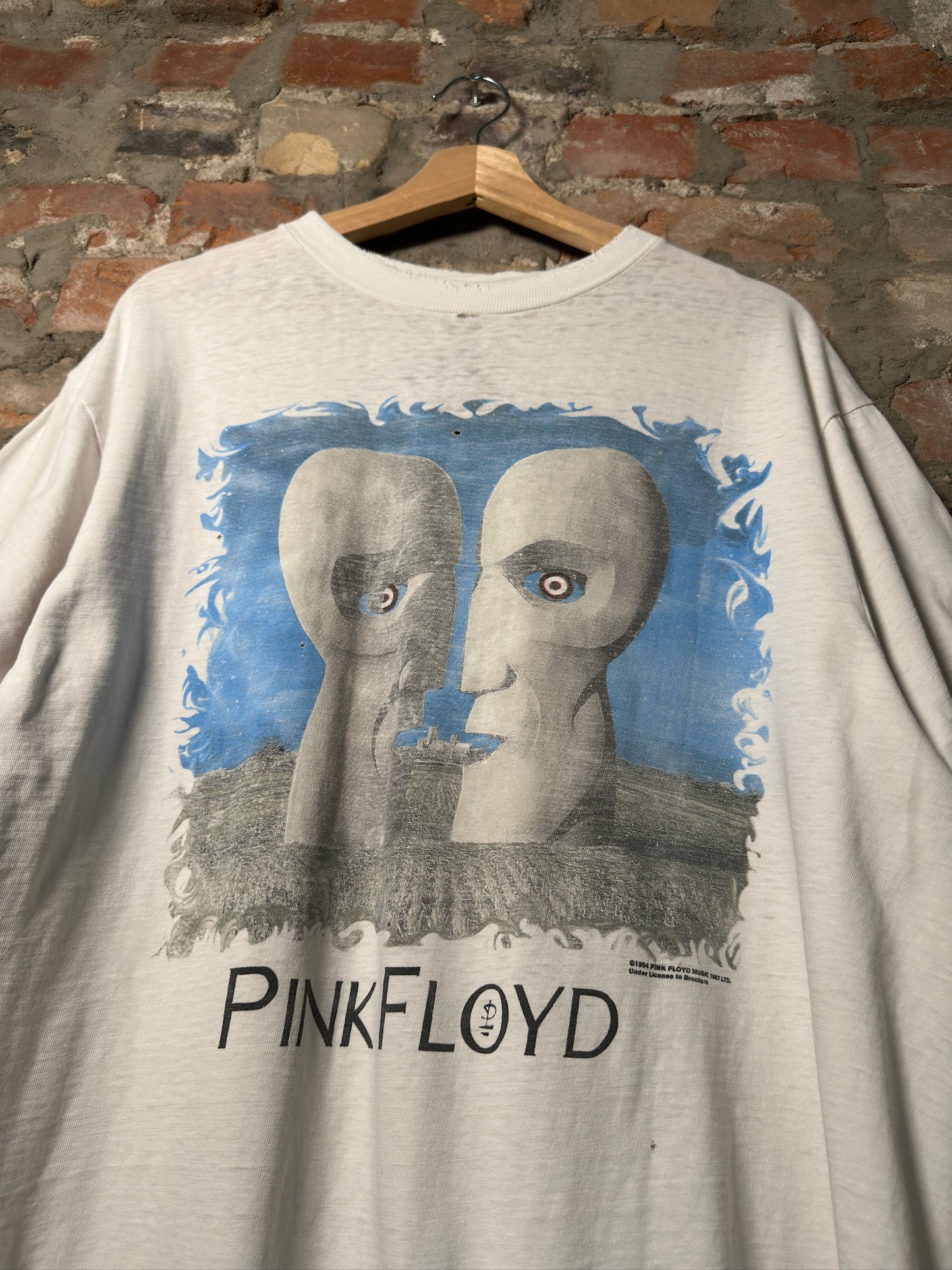 1994 Pink Floyd Division Bell Tee White Sz XL