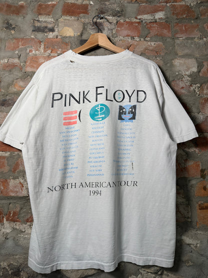 1994 Pink Floyd Division Bell Tee White Sz XL