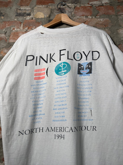 1994 Pink Floyd Division Bell Tee White Sz XL