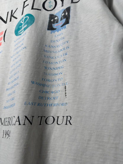 1994 Pink Floyd Division Bell Tee White Sz XL