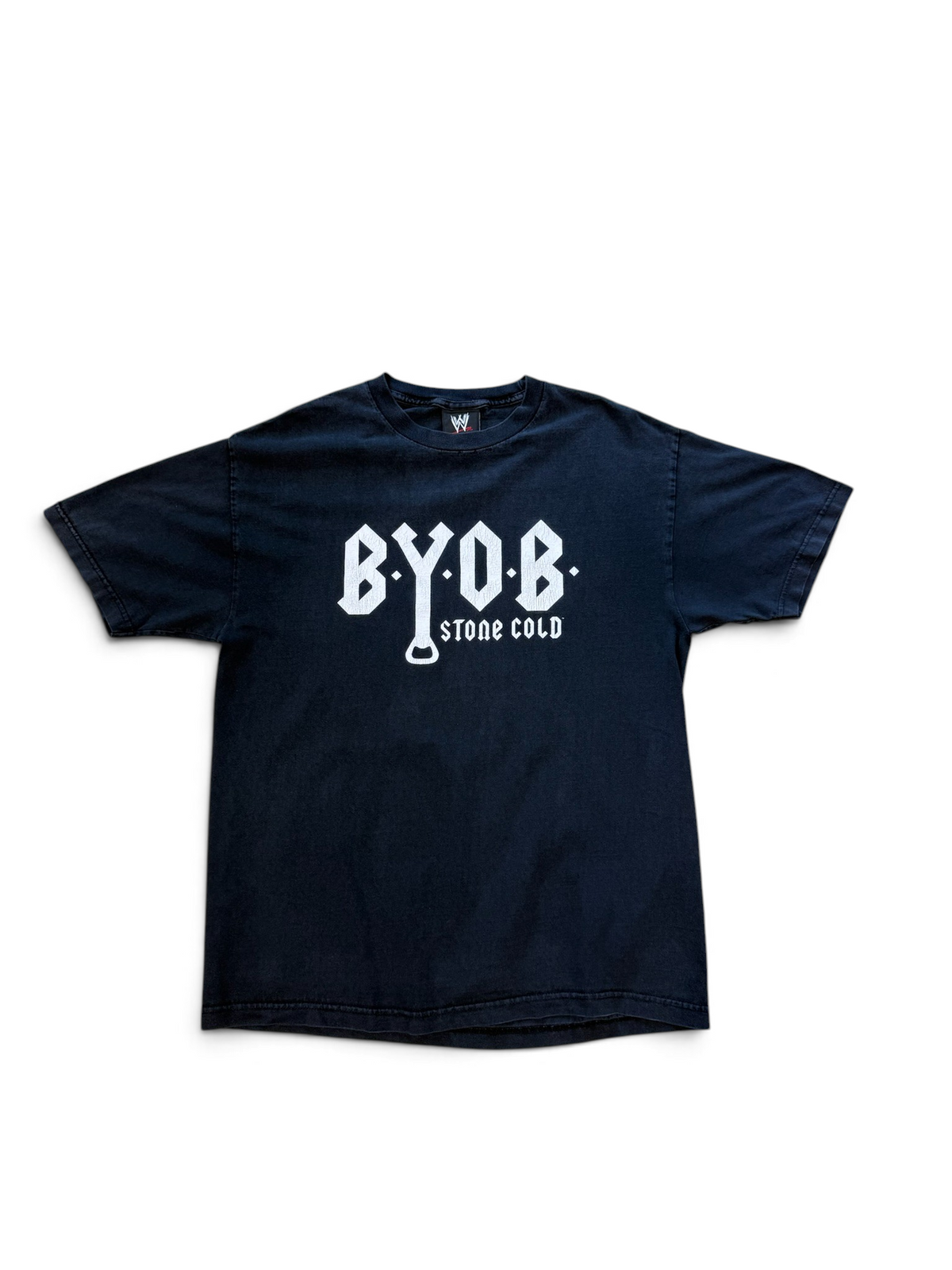 (L) Vintage 2005 WWE Stone Cold BYOB Tee