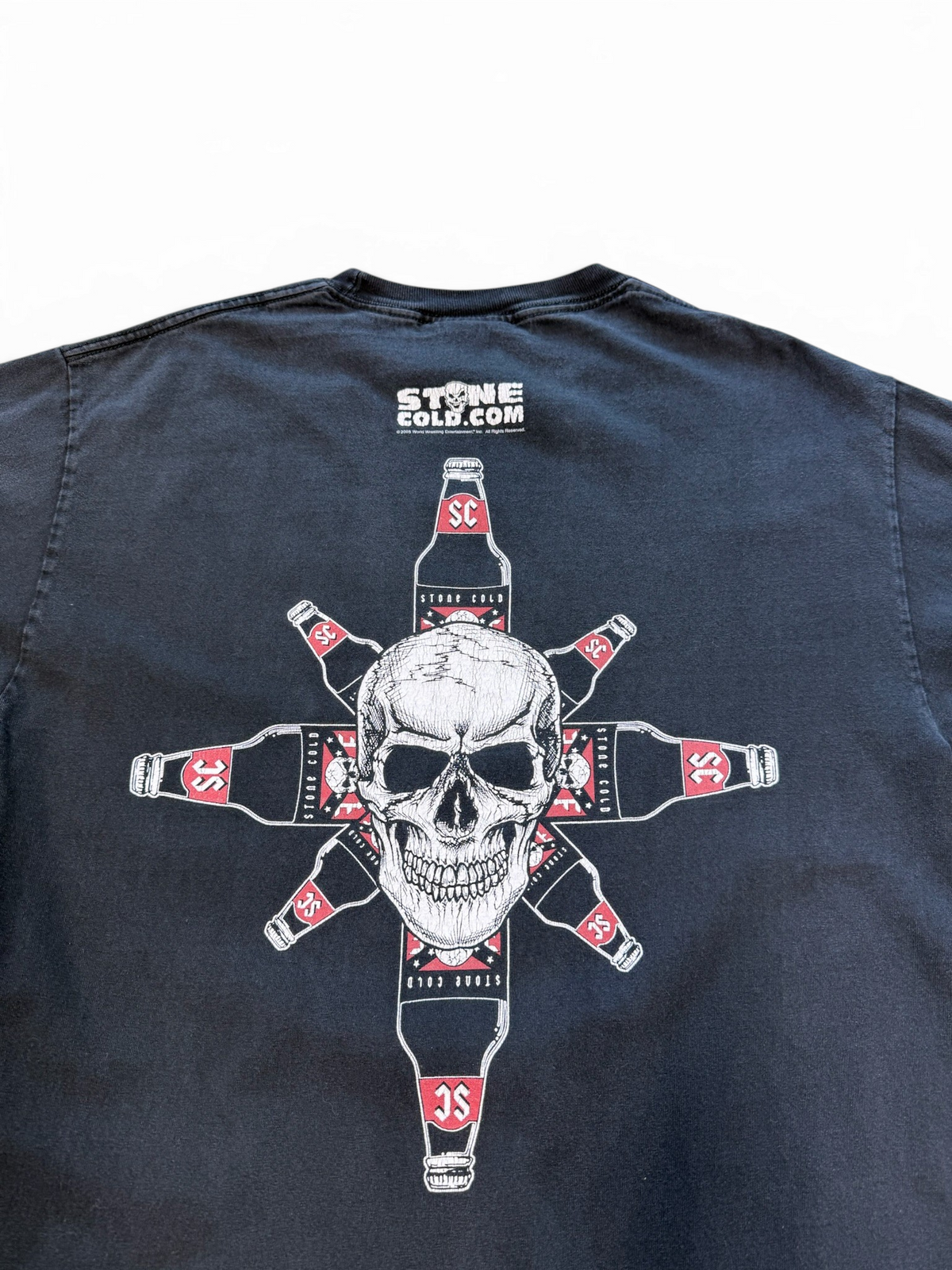 (L) Vintage 2005 WWE Stone Cold BYOB Tee