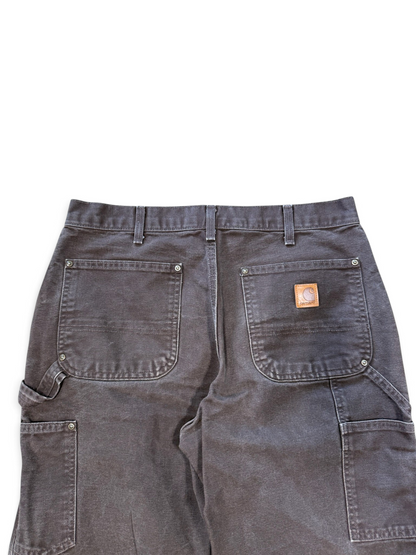 (32x30) Vintage Carhartt Brown Double Knees