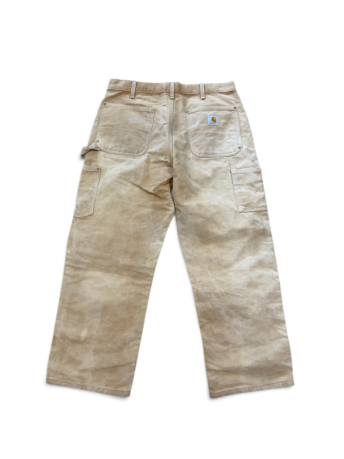 (34x32) Vintage 90s Carhartt Tan Double Knees