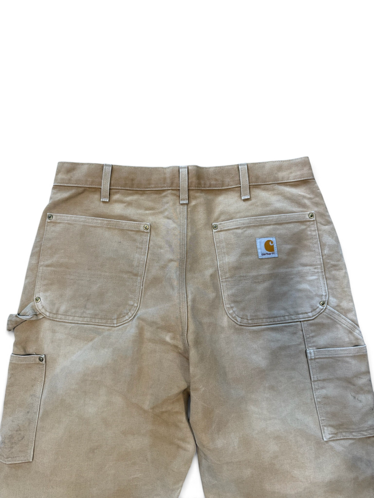 (34x32) Vintage 90s Carhartt Tan Double Knees