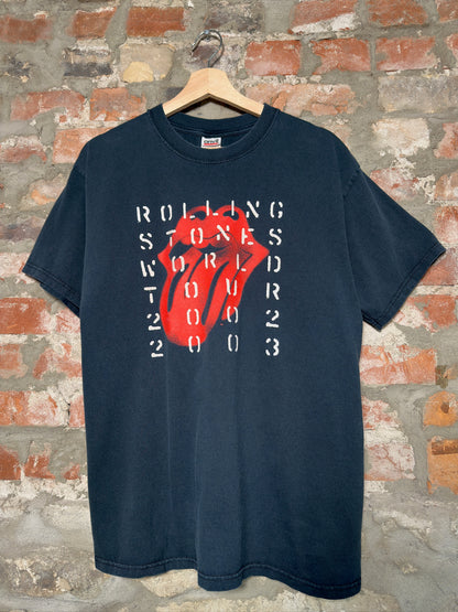 03 The Rolling Stones Tour Tee Sz L