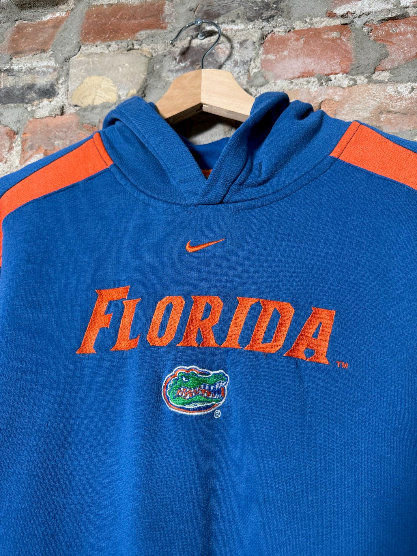 00s Nike Florida Gators Middle Swoosh Hoodie Sz S