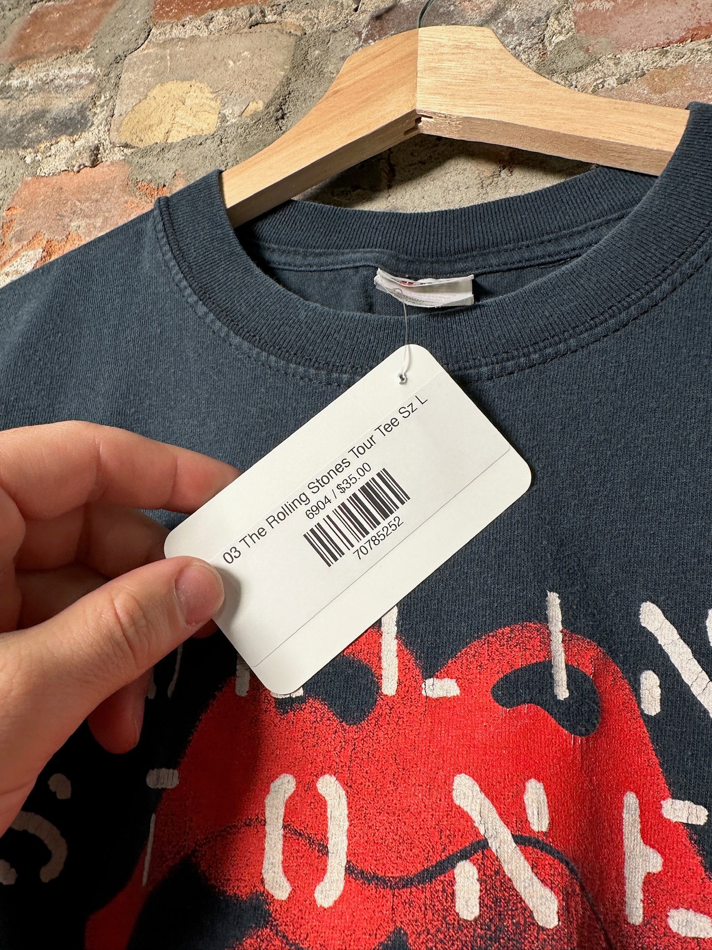 03 The Rolling Stones Tour Tee Sz L