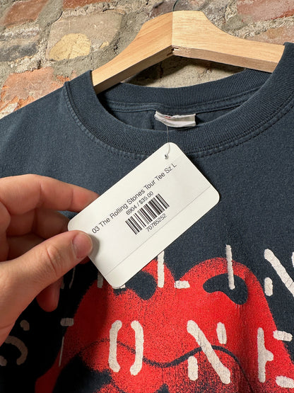 03 The Rolling Stones Tour Tee Sz L