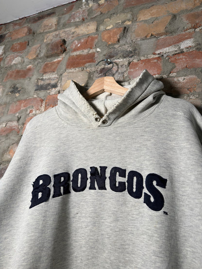 00s Nike Broncos Pocket Swoosh Hoodie Sz L