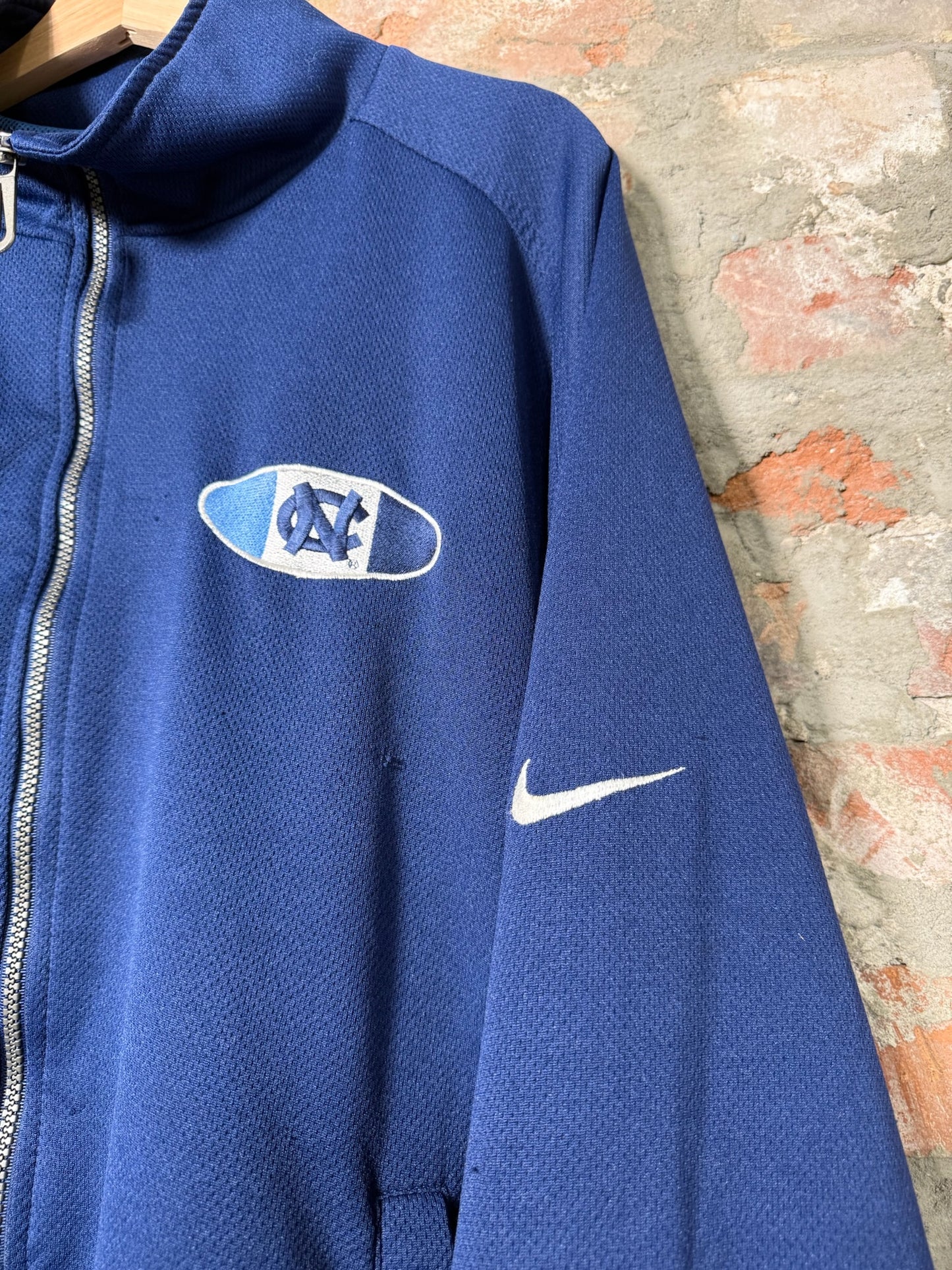 00s Nike UNC Tar Heels Zip Up Sz XXL