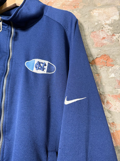 00s Nike UNC Tar Heels Zip Up Sz XXL