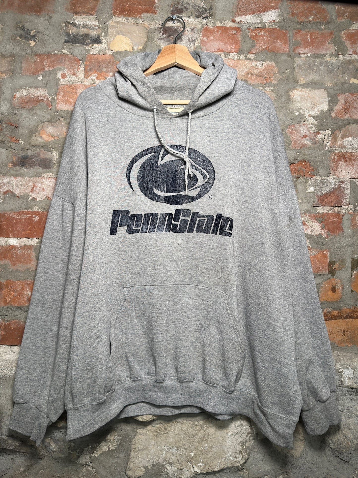 90s Penn State Hoodie Grey Sz XL