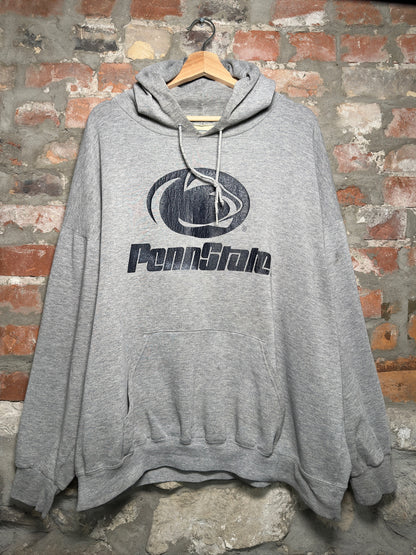 90s Penn State Hoodie Grey Sz XL