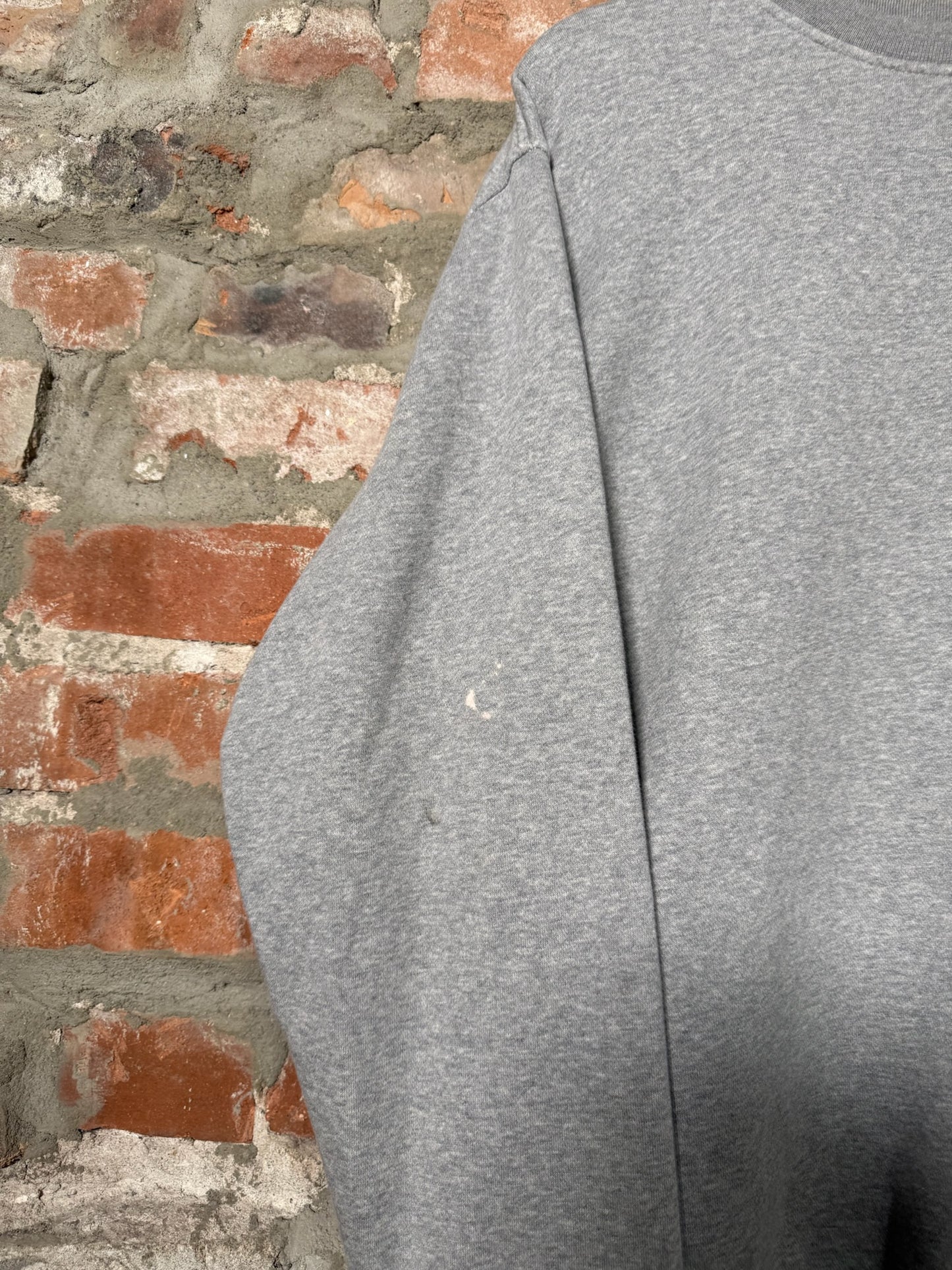 00s Nike Mini Swoosh Crewneck Grey Sz L