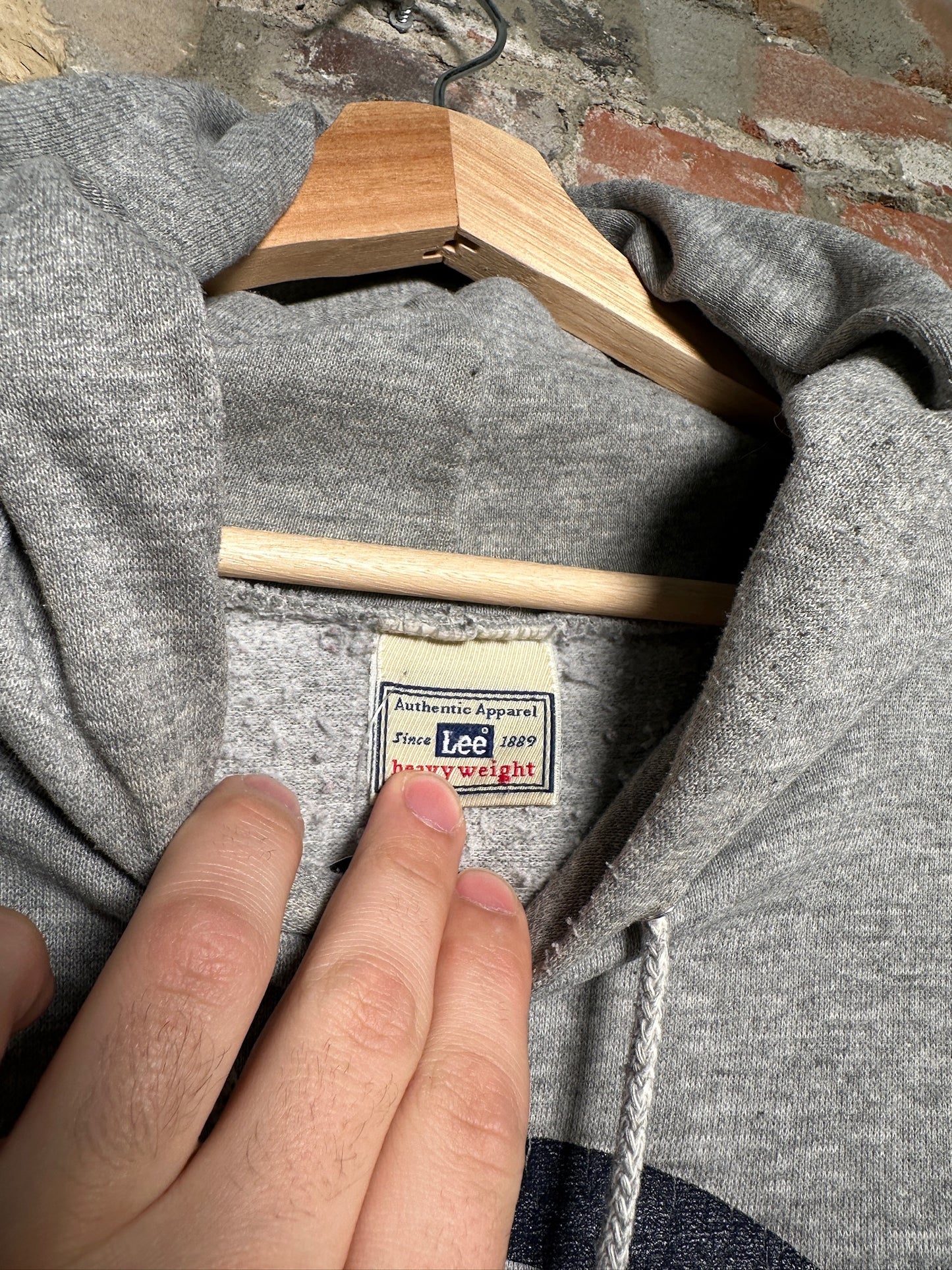 90s Penn State Hoodie Grey Sz XL